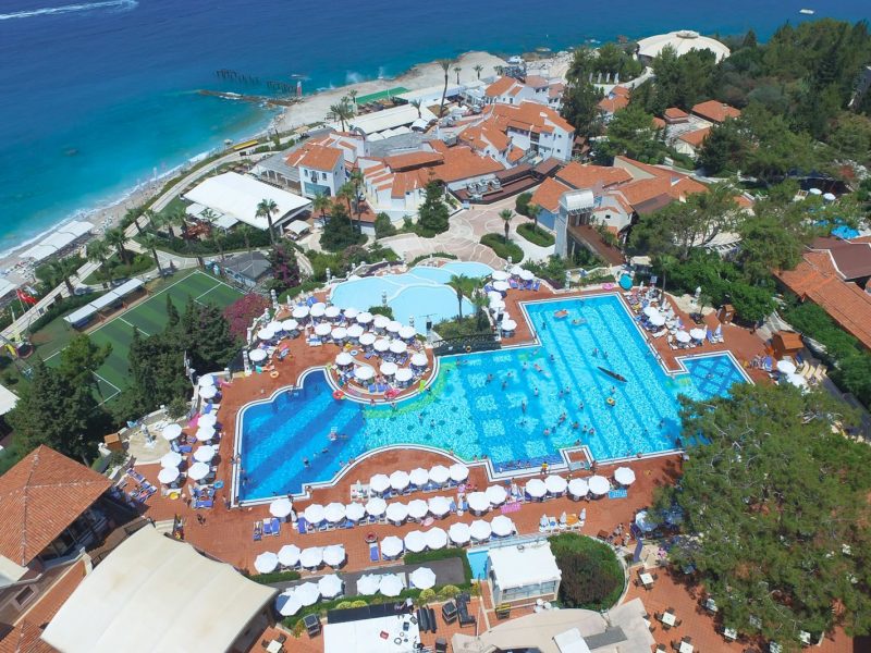 Ruim opgezette ultra all inclusive complex in Fethiye