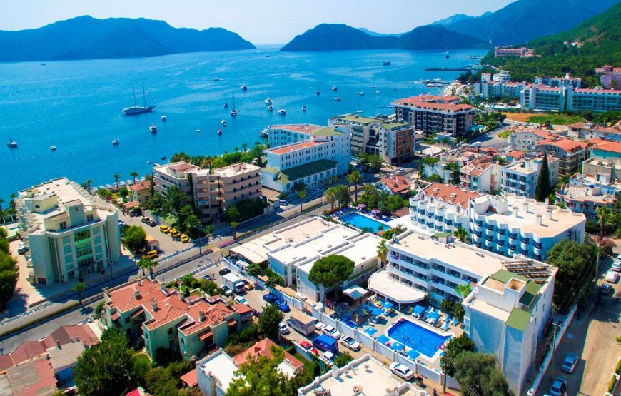 All inclusive hotel met zwembad en zonneterras in Marmaris