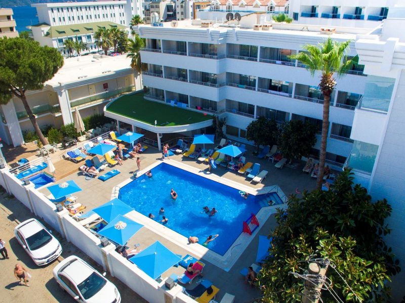 All inclusive hotel met zwembad en zonneterras in Marmaris